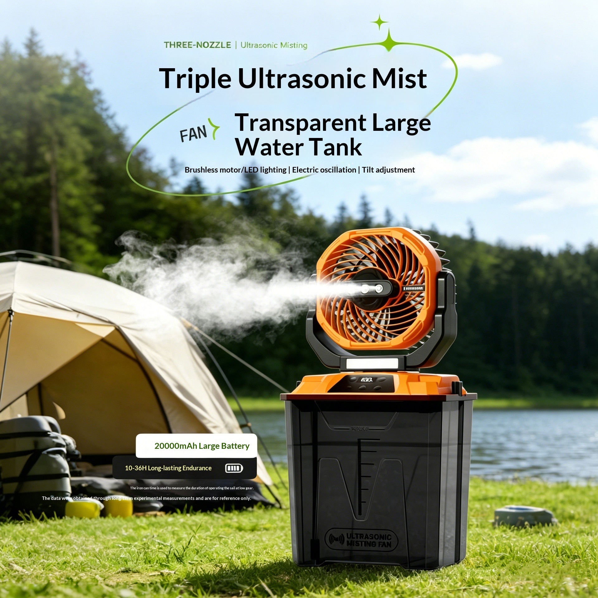 Kleiner Outdoor-Lüfter für Camping