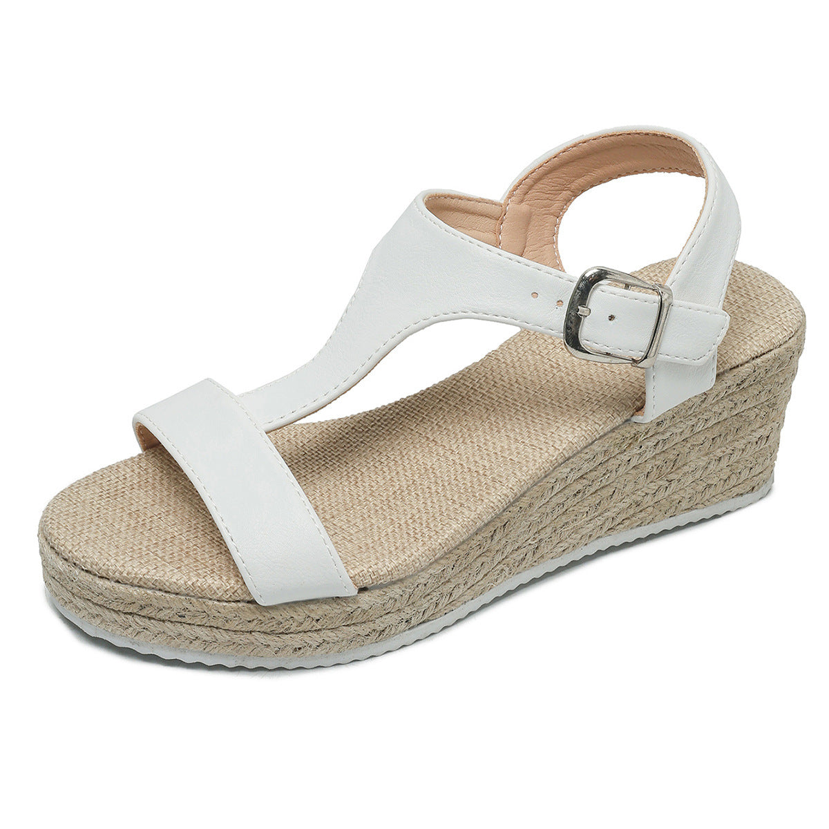 Sommer-Sandalen mit Keilabsatz