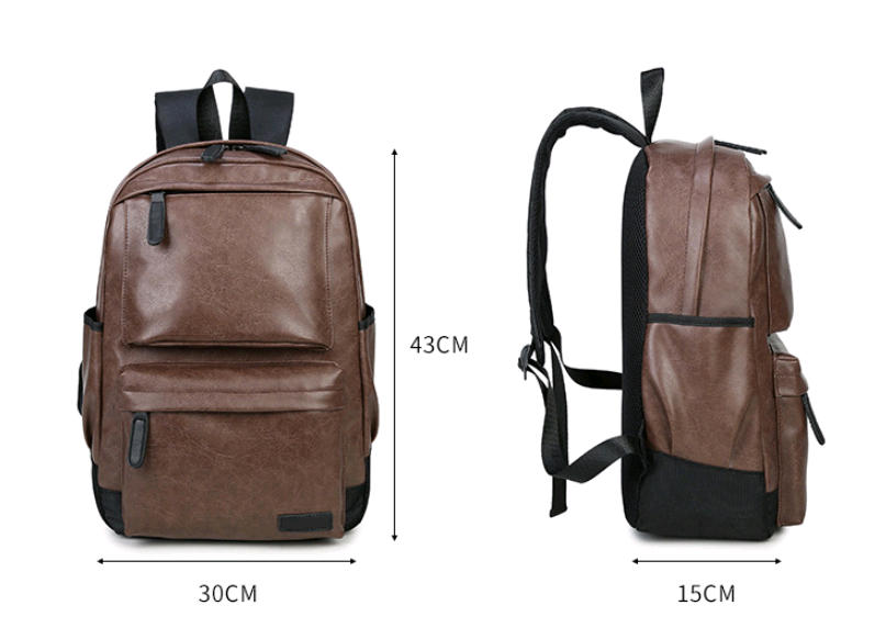 Reiserucksack Herren aus PU-Leder – Bild 5 | LuxeStyle