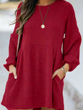 Vielseitiges Langarm-Kleid für Damen – Bild 2 | LuxeStyle