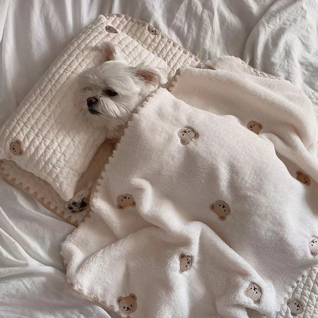 Hundebett-Set "Simple Bear"