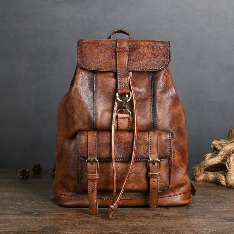 Lederrucksack für Freizeit und Reisen – Bild 5 | LuxeStyle