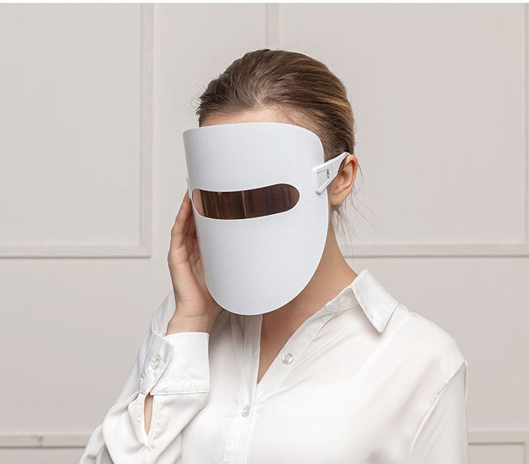 Gesichtsmaske mit Photonenlicht