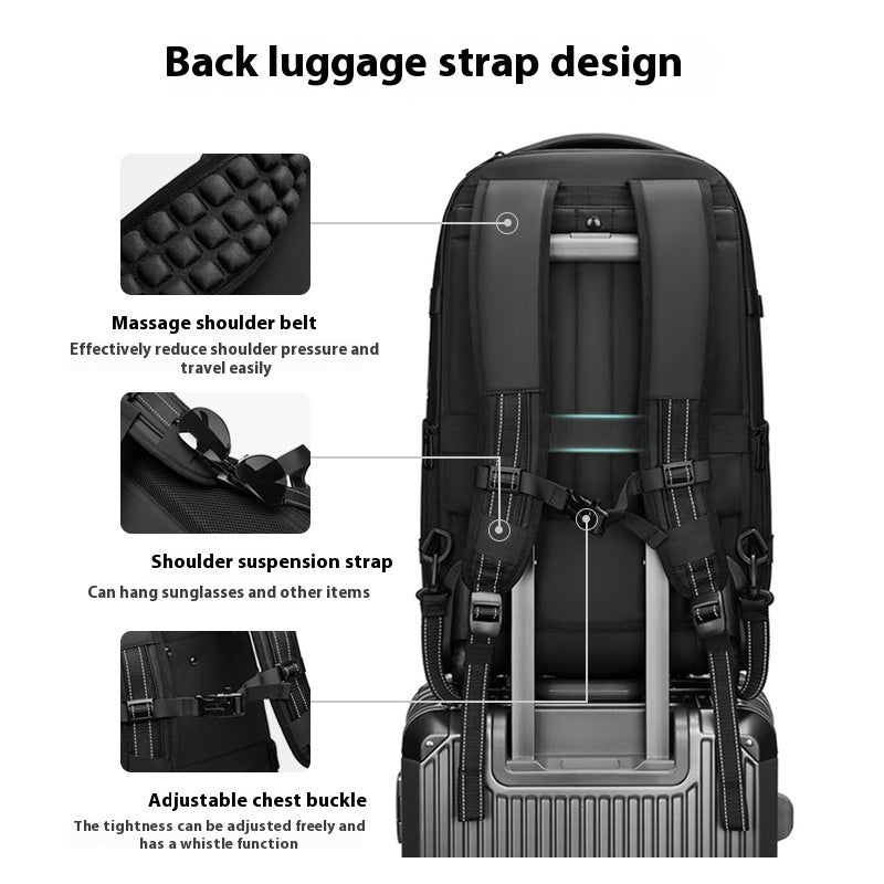 Vielseitiger Trolley Rucksack für Geschäftsreisen – Bild 4 | LuxeStyle