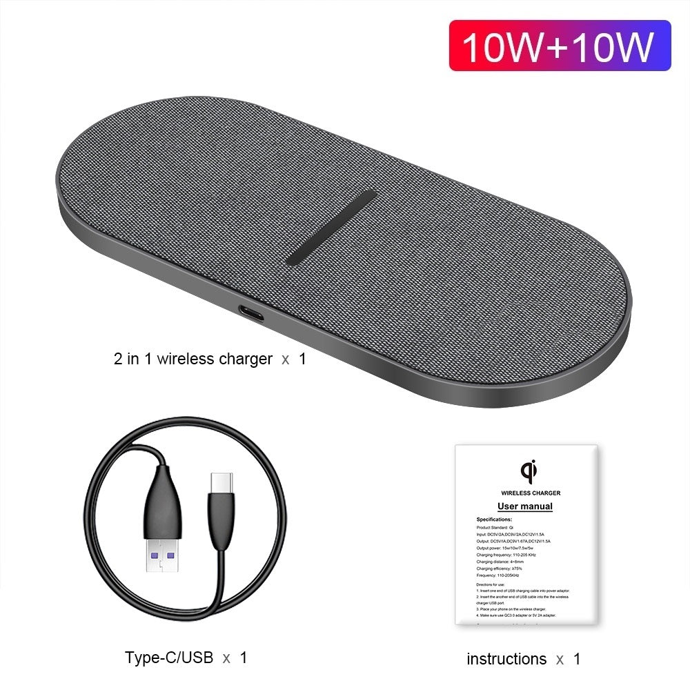 Duales 10W Wireless Charger 2-in-1 – Bild 5 | LuxeStyle