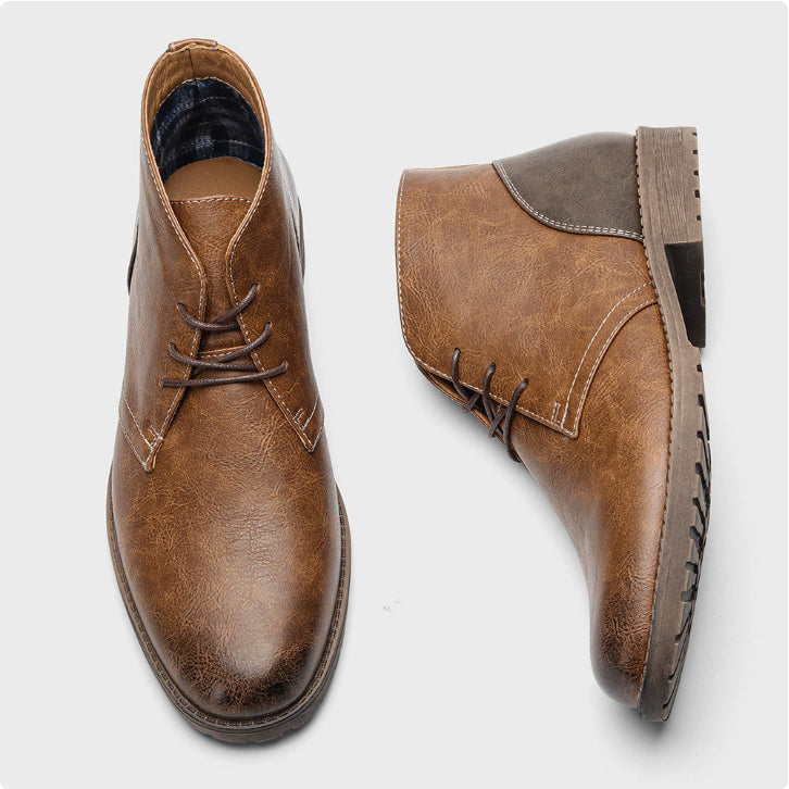 Herren Retro Arbeitsstiefel