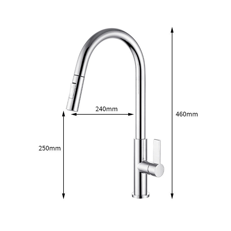 Kupfer Küchenarmatur mit Ausziehbrause – Bild 6 | LuxeStyle