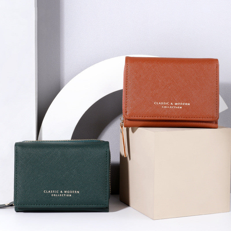 Faltbare Damen Münzbörse in PU-Leder – Bild 11 | LuxeStyle