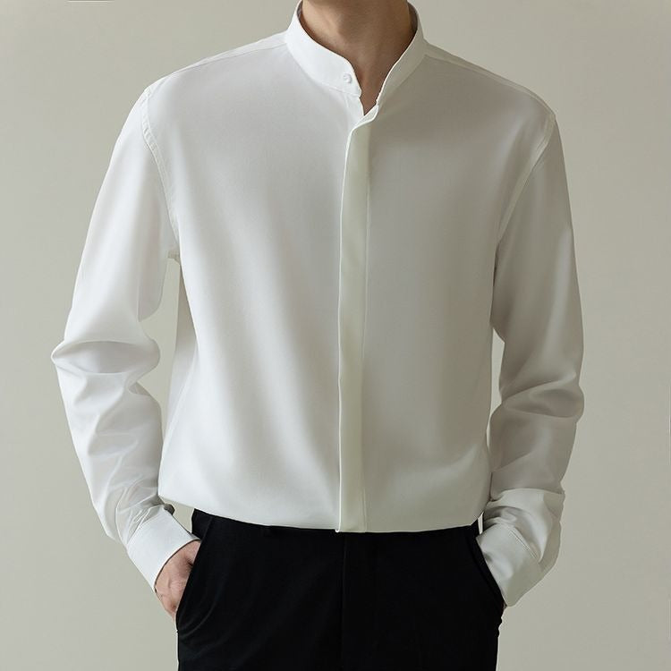 Businesshemd, knitterarm, lockere Passform | LuxeStyle