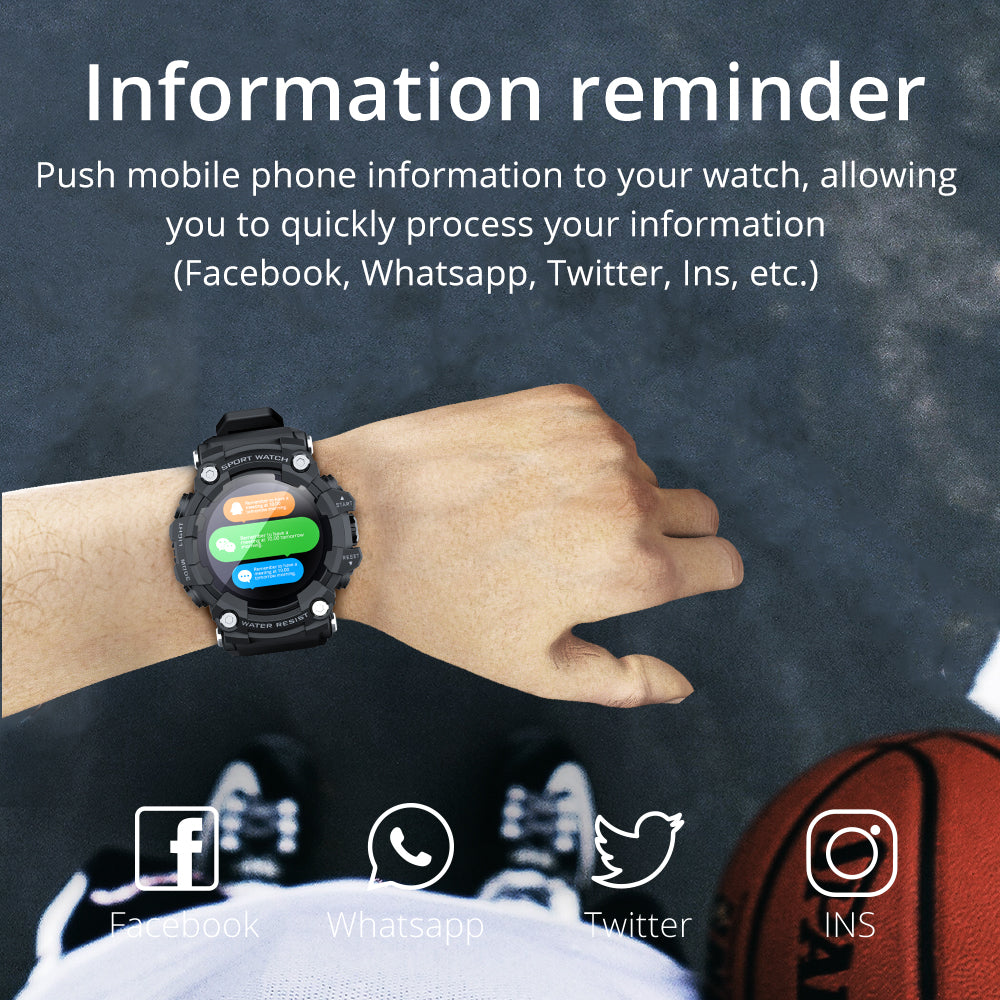 Bluetooth Smartwatch Outdoor mit Herzfrequenz – Bild 5 | LuxeStyle