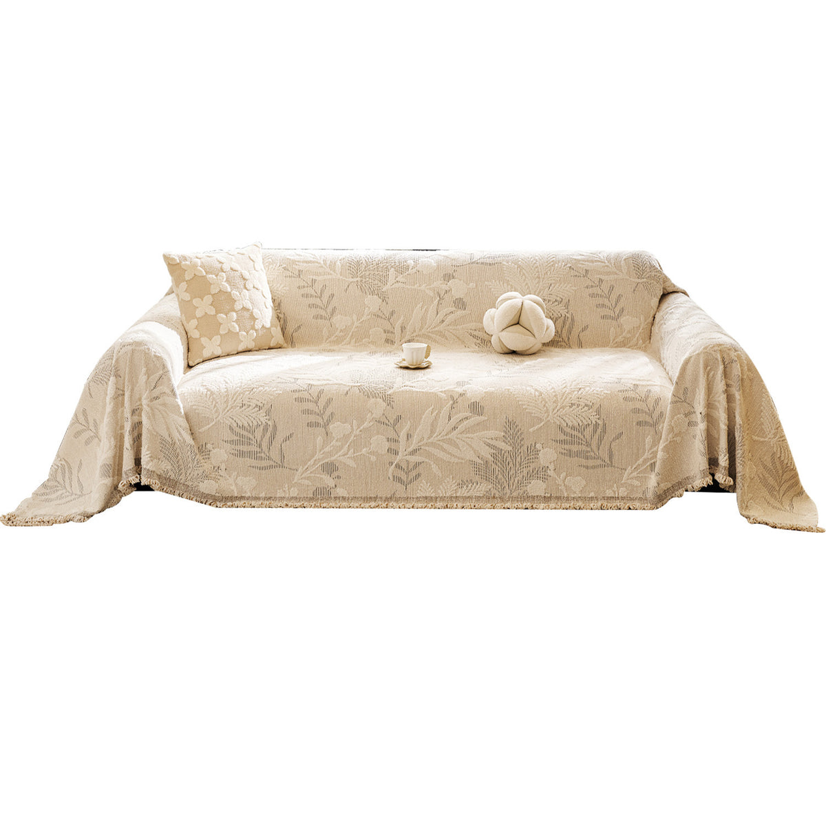 Sofabedeckung Pflanzenmuster, 180x260cm – Bild 2 | LuxeStyle