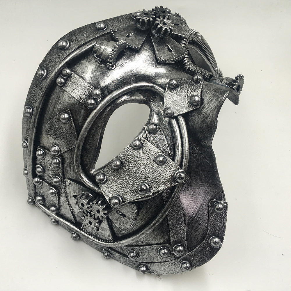 Steampunk Halbmaske für Maskenbälle – Ansicht 5