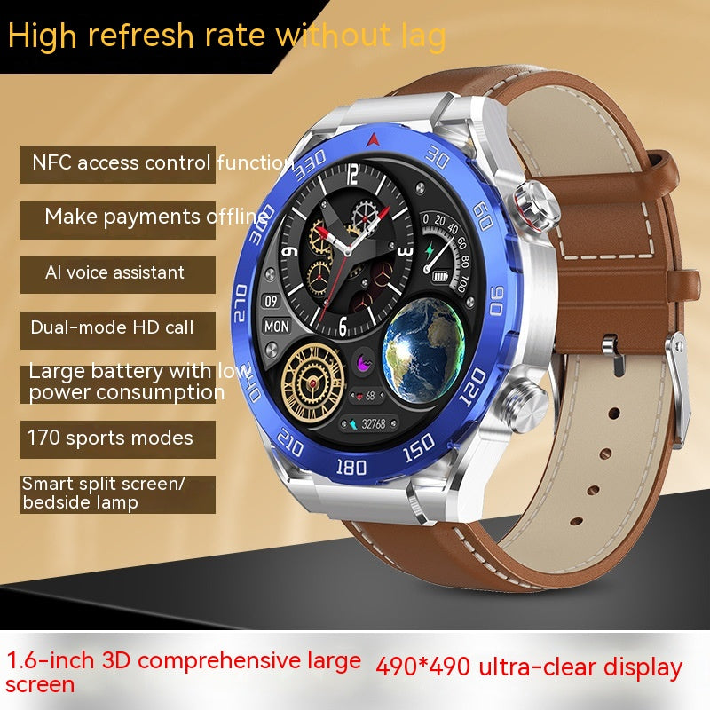 Smartwatch mit 1.6 Zoll HD-Bildschirm und Bluetooth – Bild 2 | LuxeStyle