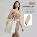 Faltbare zweifarbige Yoga- und Fitnessmatte