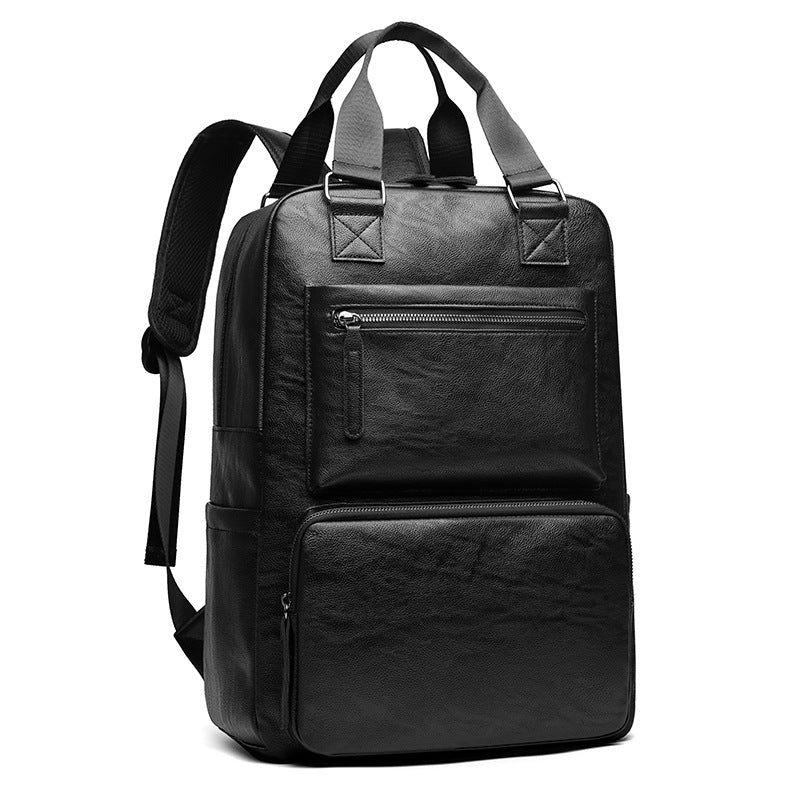 Leder-Reiserucksack für Herren, 20-35 L – Bild 4 | LuxeStyle