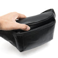 Einfache Retro-Brusttasche aus Leder | LuxeStyle