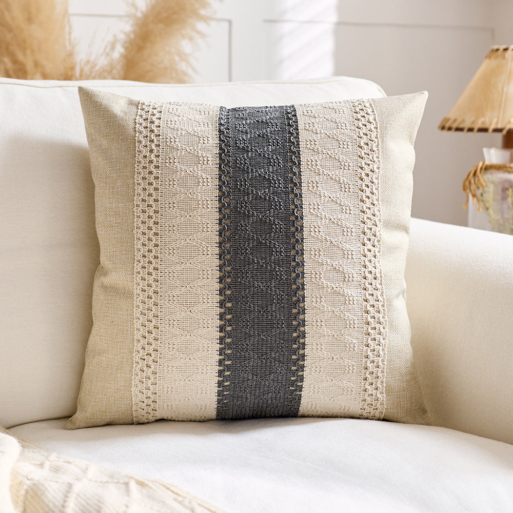 Boho-Kissenhülle Patchwork