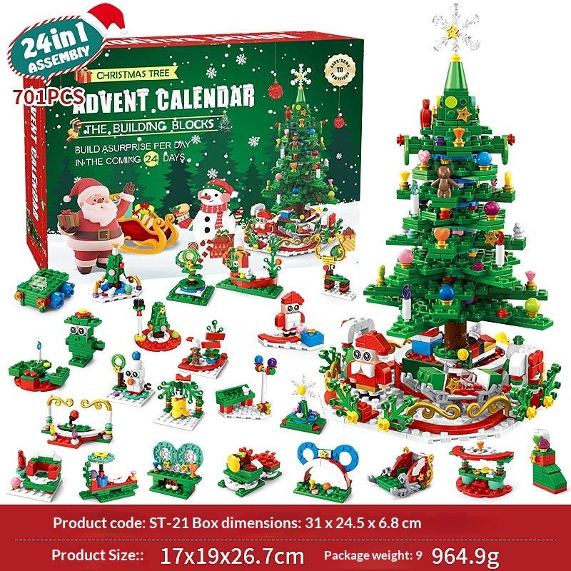 24 Überraschungen Bausteine Geschenkset
