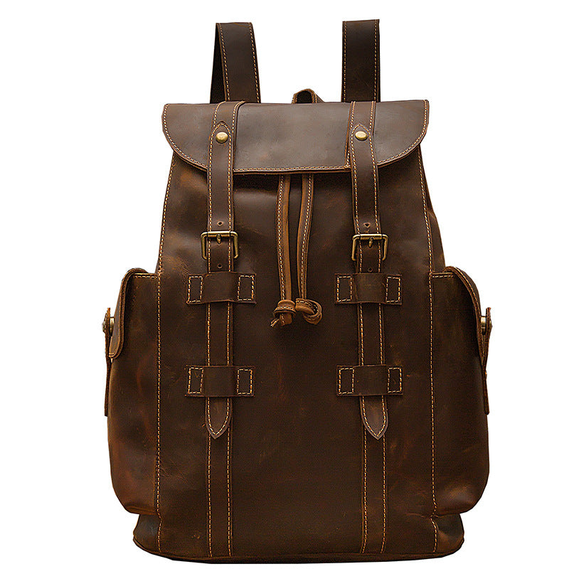 Retro Lederrucksack für Herren