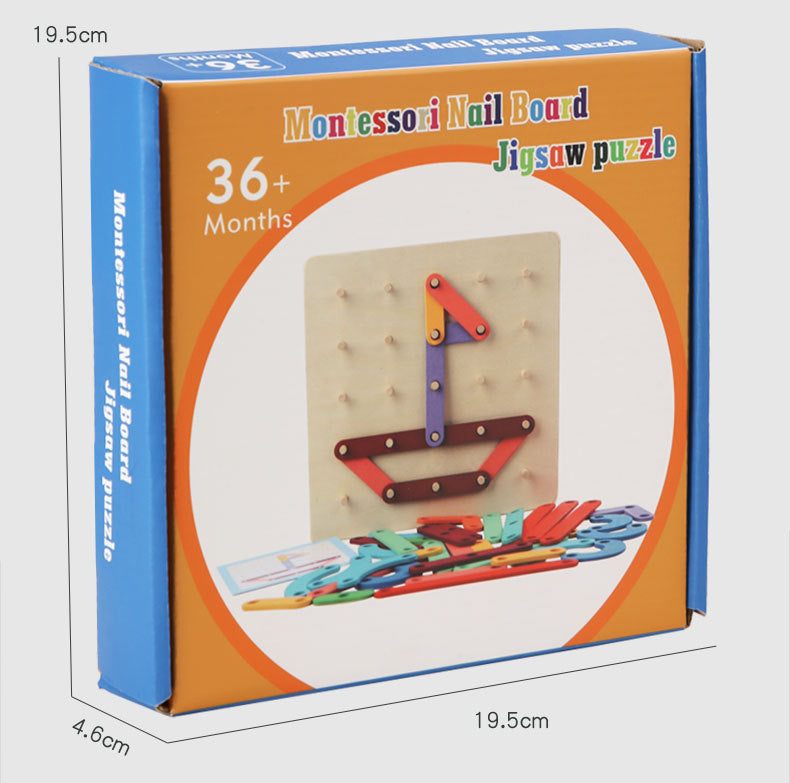 Holz-Steckbrett-Puzzle für Kinder – Bild 5 | LuxeStyle