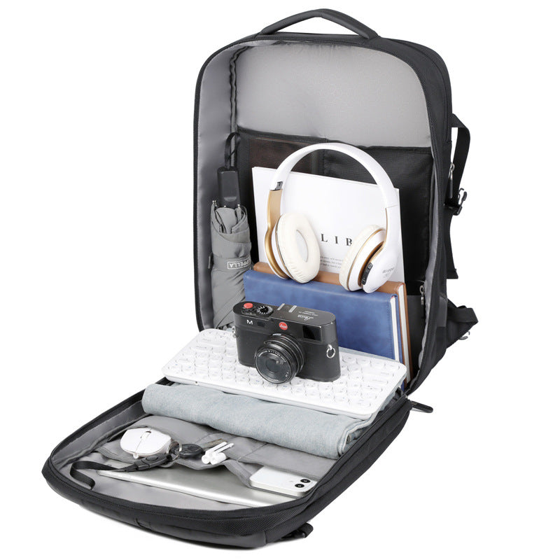 Business Commute Laptop-Rucksack, gross, wasserdicht – Bild 3 | LuxeStyle