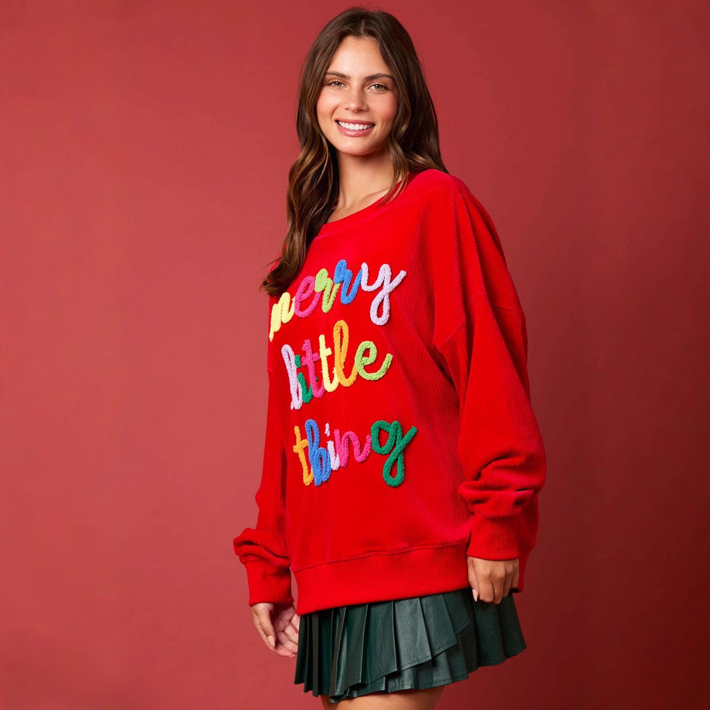 Buchstabenbestickte Joggingjacke Damen