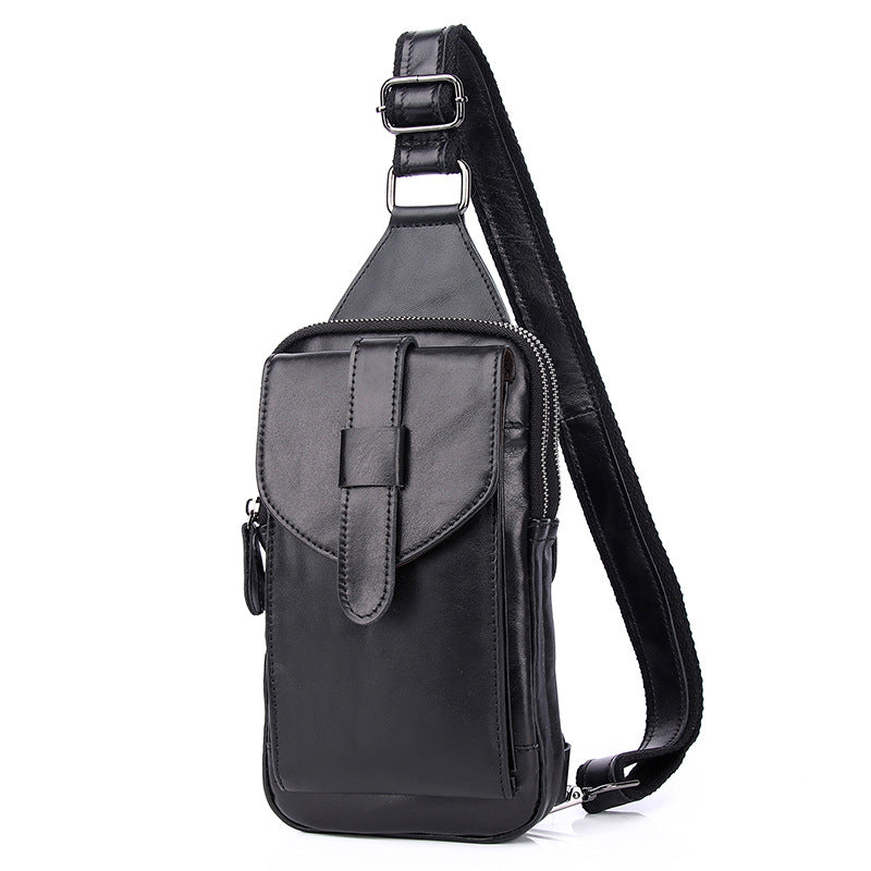 Crossbody Mini-Rucksack aus Leder – Ansicht 4