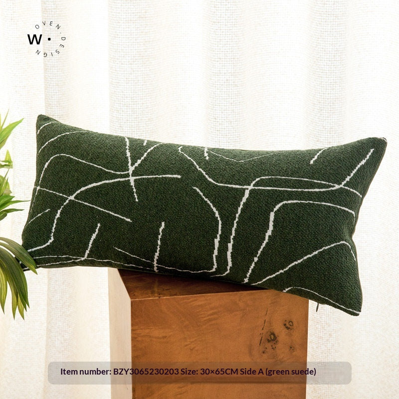 Mori-Stil Nordic Sofakissen Grün