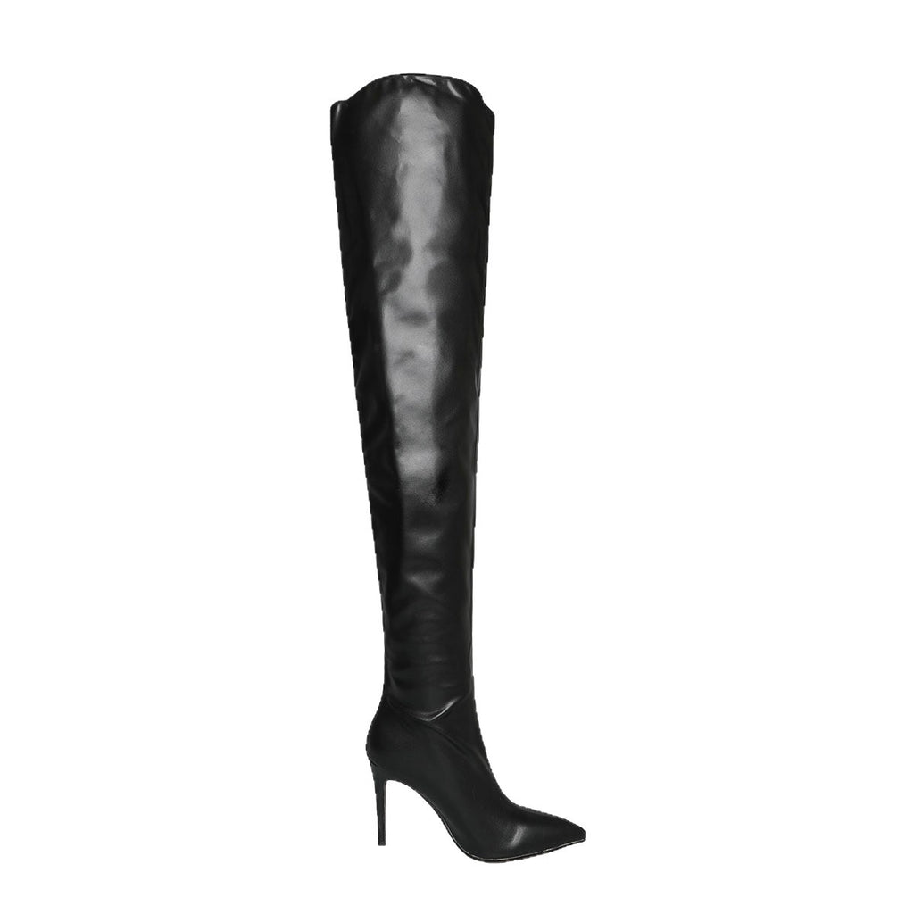 Weite-Absatz-Stiefel mit Stiletto-Absatz – Bild 6 | LuxeStyle