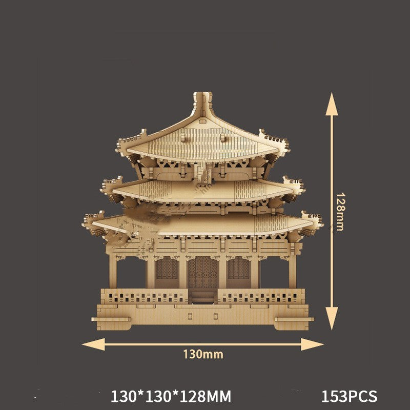 Holz-Puzzle Wanchun Pavillon – Bild 5 | LuxeStyle