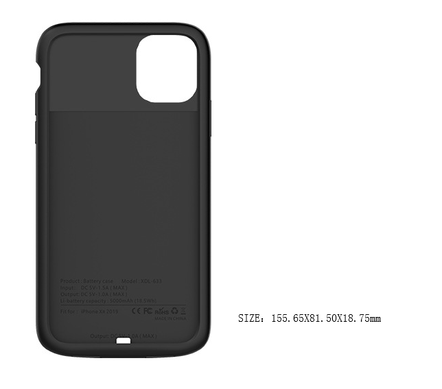 iPhone 11 Akku-Hülle 5000 mAh