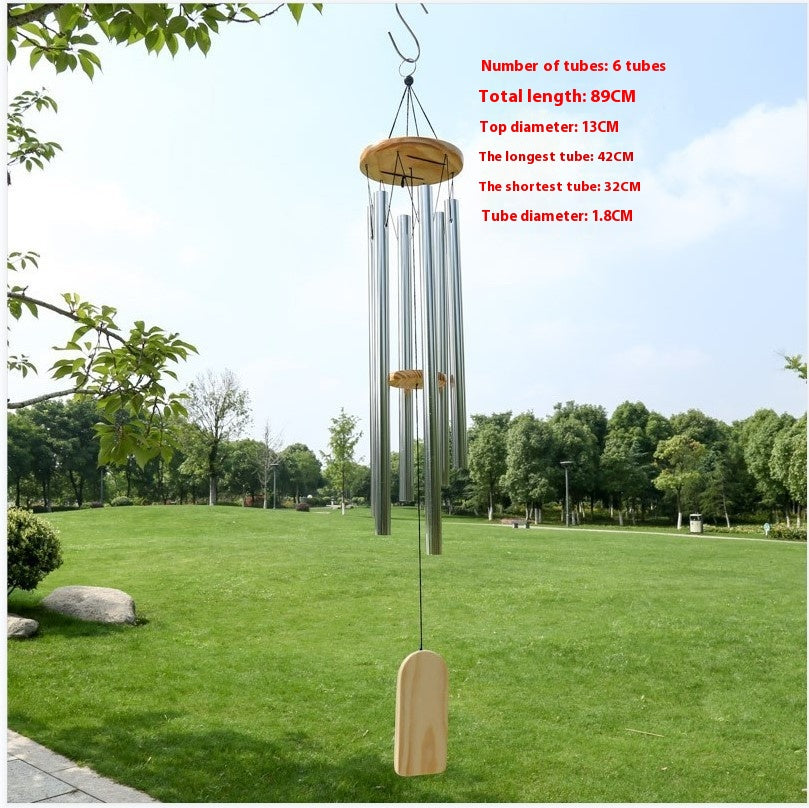 Klassisches Windspiel aus Holz und Metall | LuxeStyle