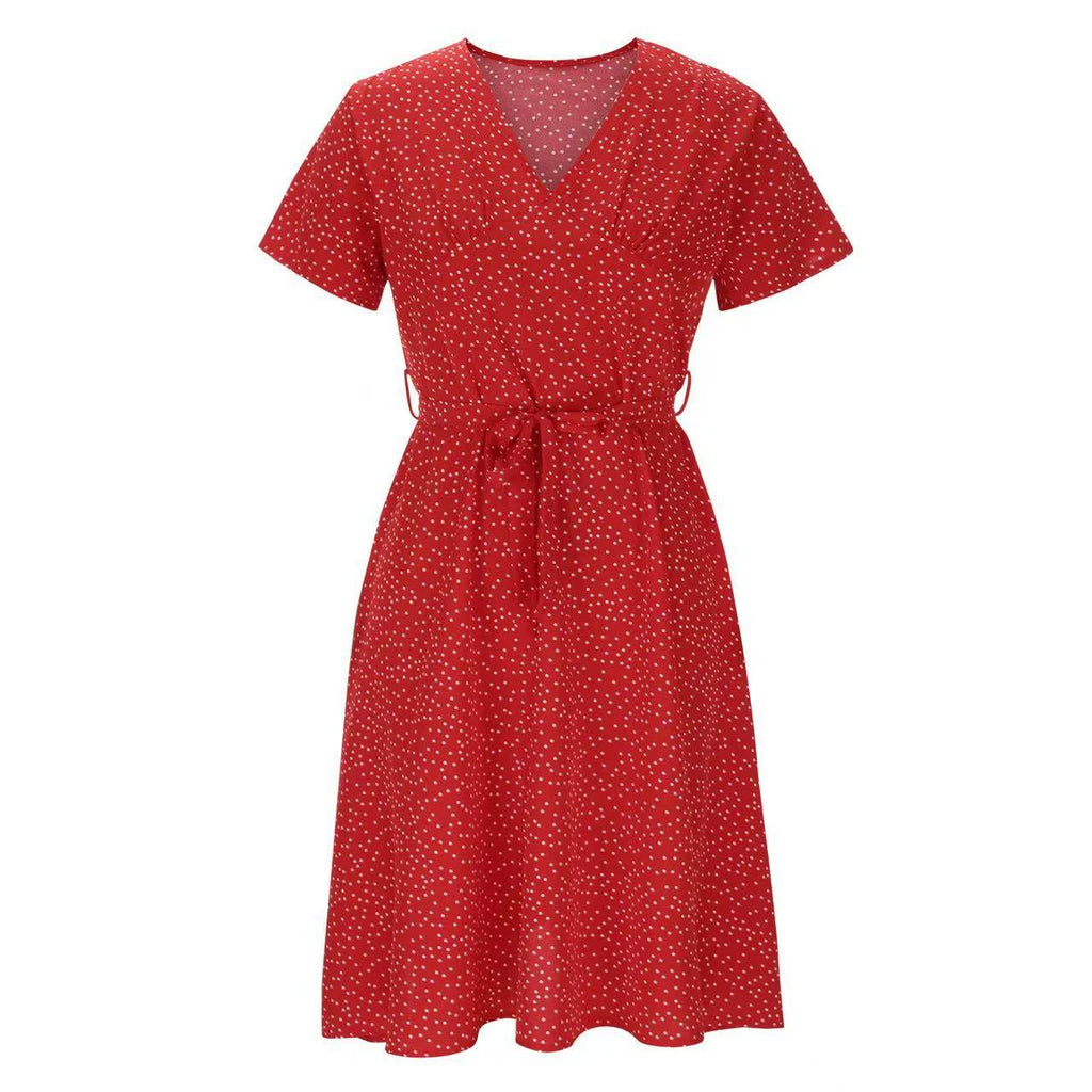 Chiffon-Kleid mit 3D-Effekt