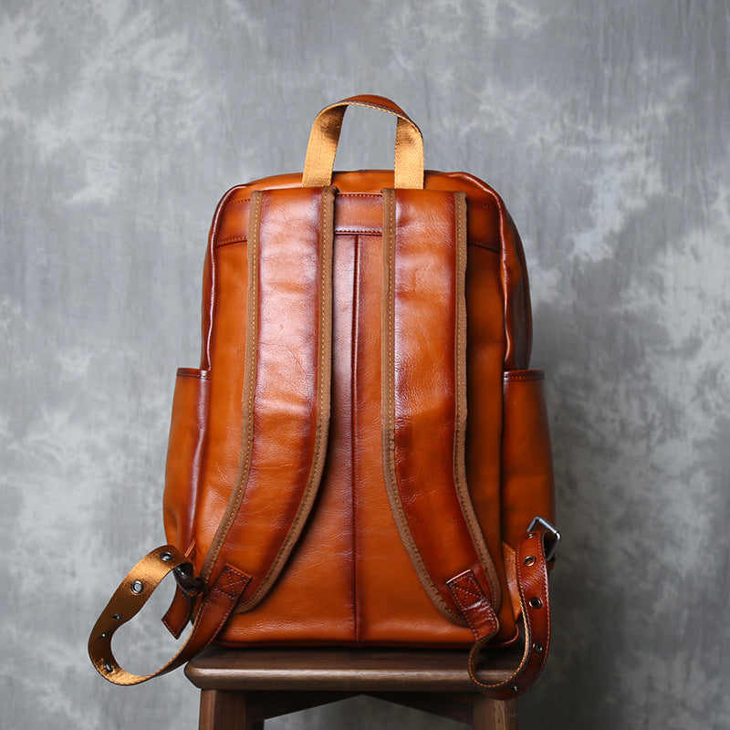 Lederrucksack Herren – Vintage-Look – Bild 7 | LuxeStyle