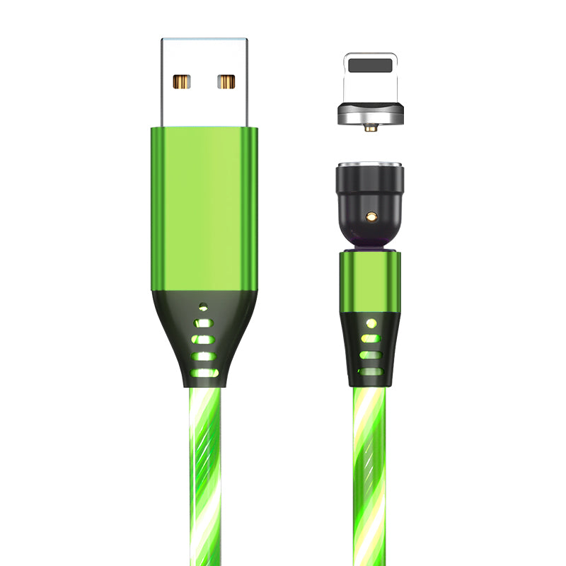 Magnetisches 3-in-1 Ladekabel mit LED-Licht