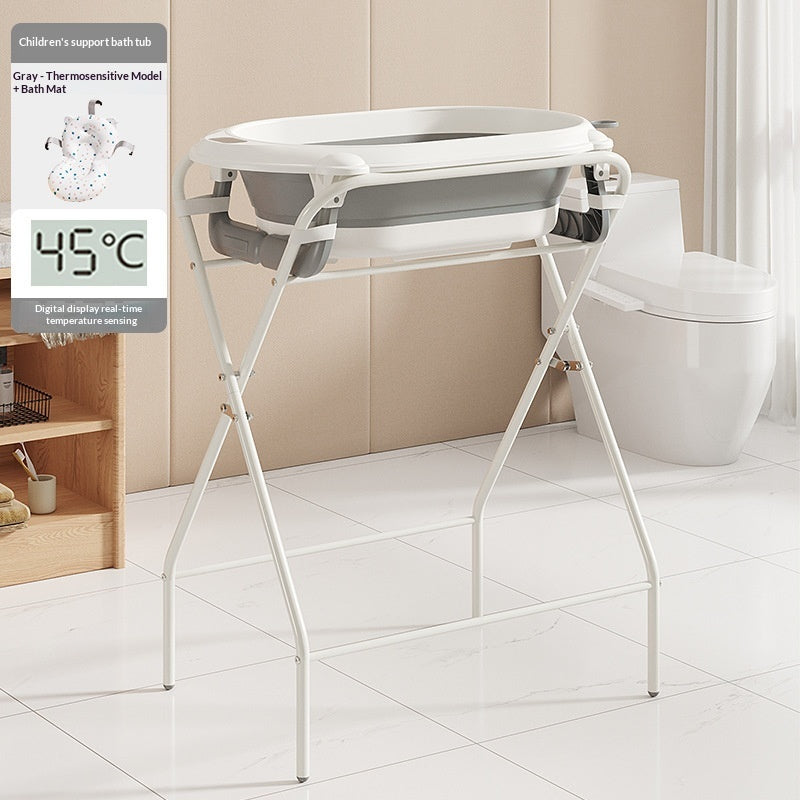 Baby-Badewannen-Set mit Ständer