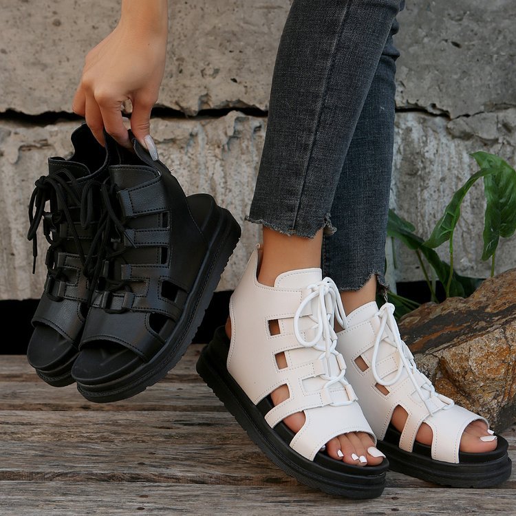 Atmungsaktive Roman Sandalen für Damen