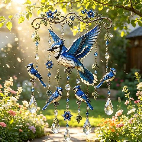 Windspiel Kolibri für Garten & Balkon