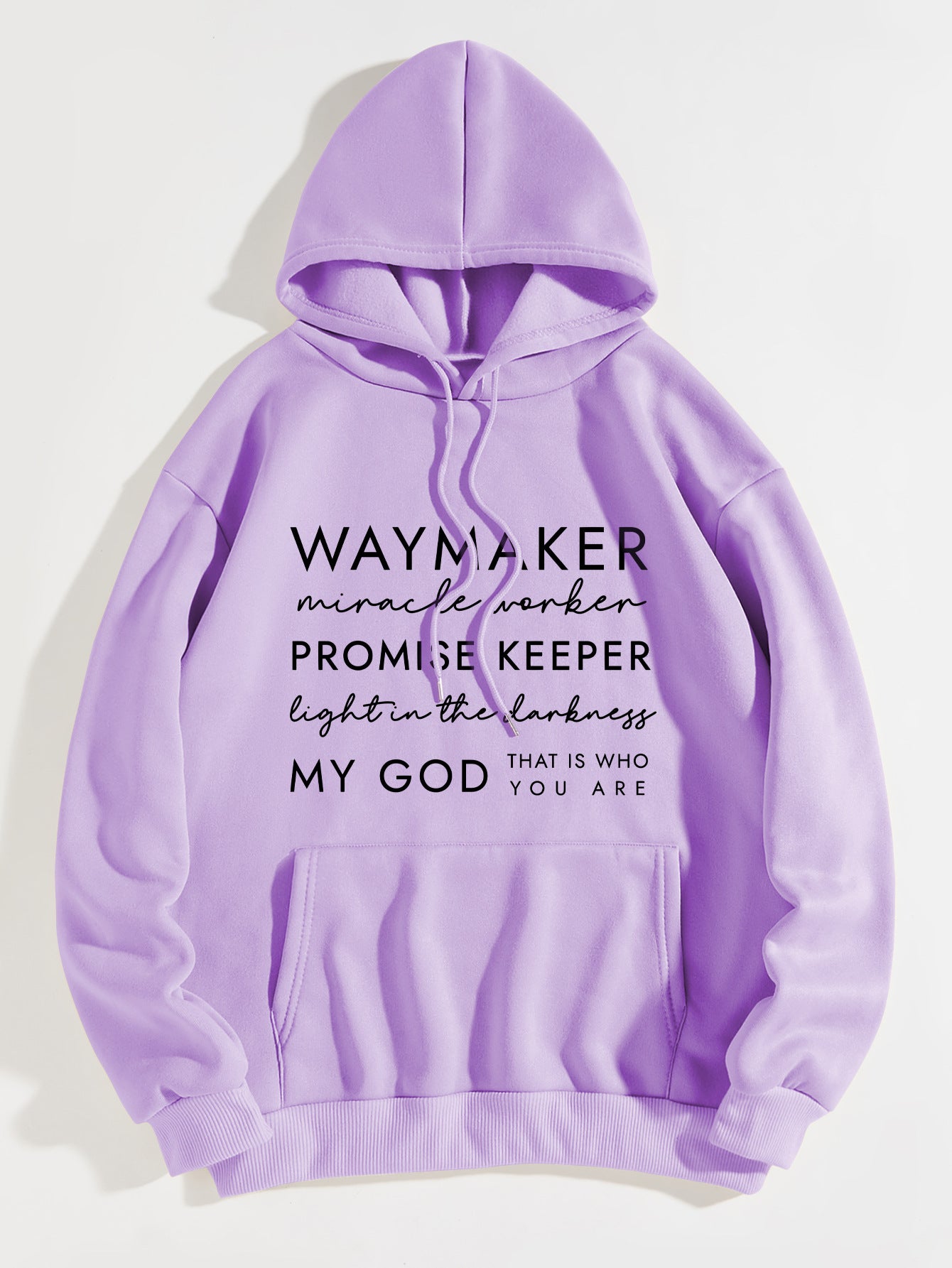 Kapuzen-Sweatshirt mit Letter-Print