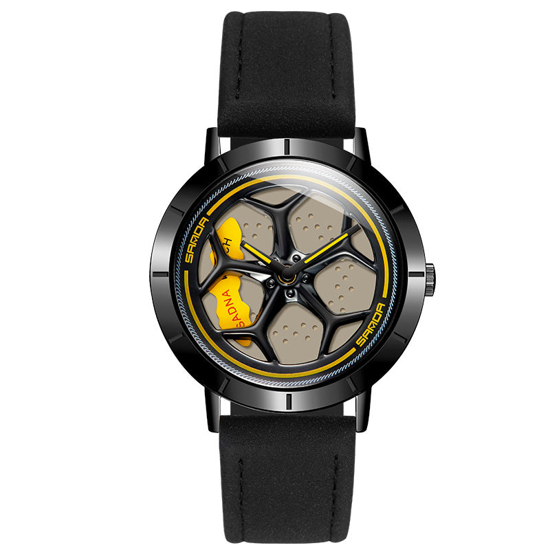 Sanda Wheel Quarz-Uhr – 43 mm, 30 m wasserdicht – Bild 2 | LuxeStyle