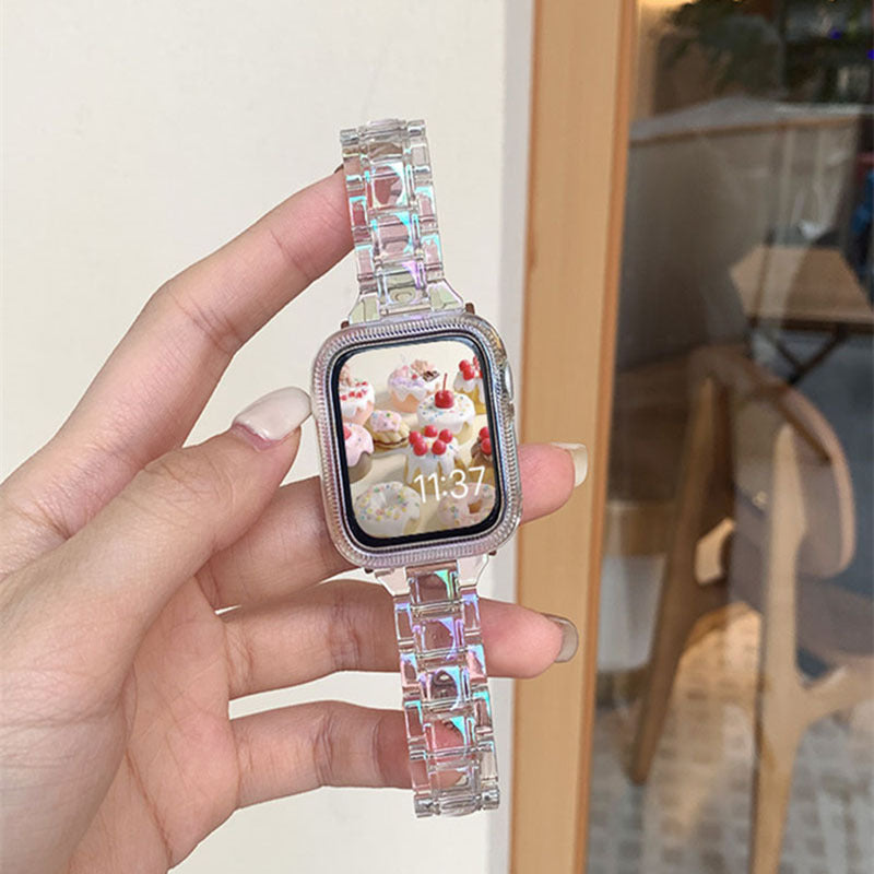 Buntes Resin-Armband für Apple Watch