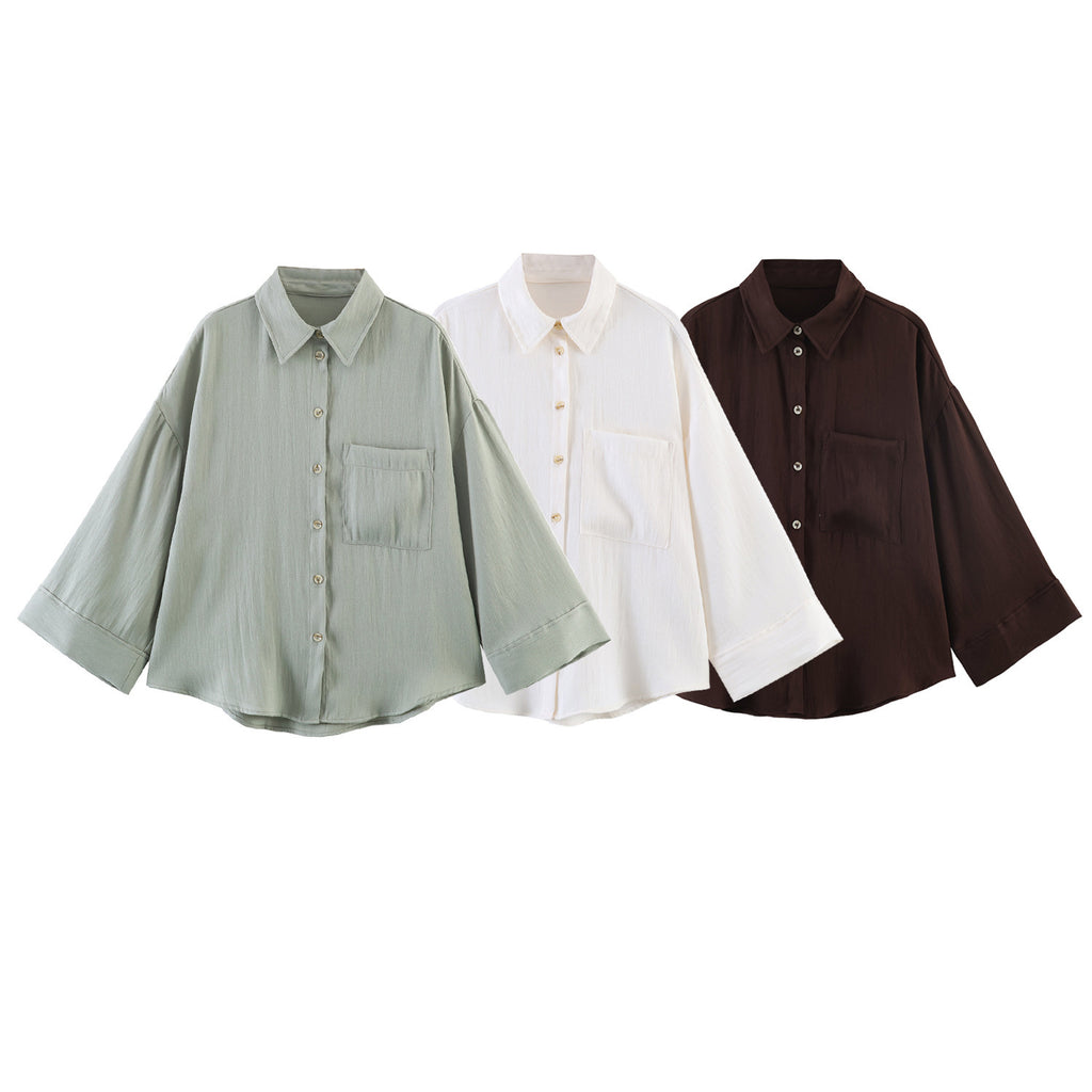 Weit geschnittenes Langarmshirt – Bild 7 | LuxeStyle