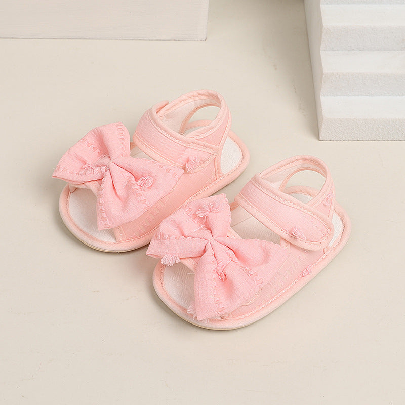 Koreanische Schleifen-Sandalen für Babys – Rutschfest & Atmungsaktiv