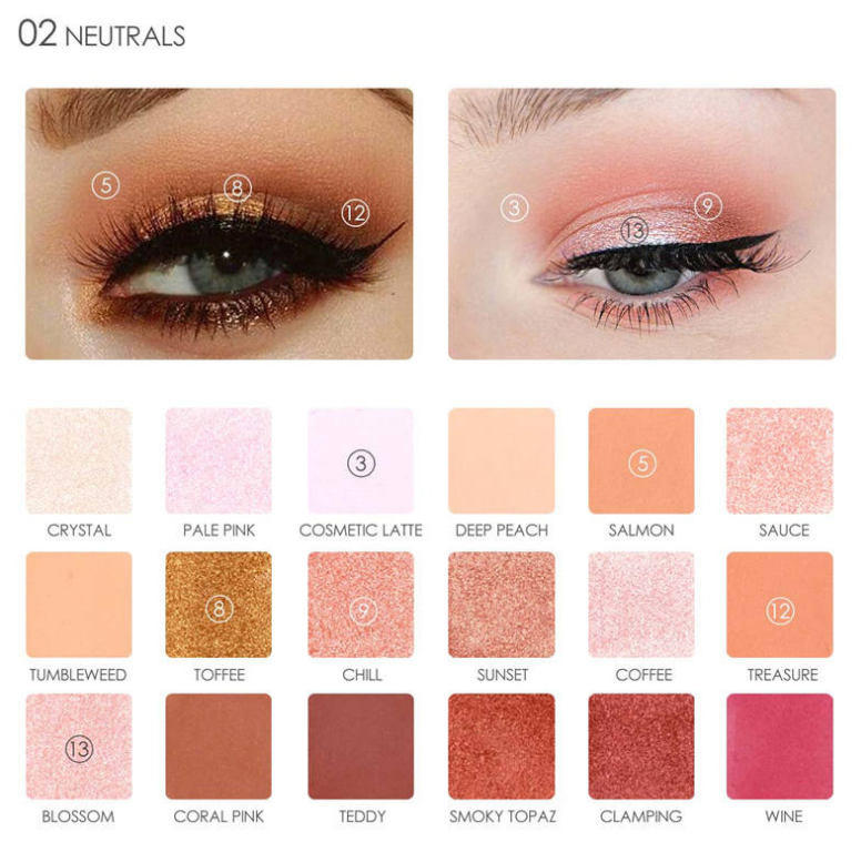Lidschatten-Palette mit 18 Farben – Bild 10 | LuxeStyle