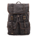 Reise-Rucksack Canvas & Leder | LuxeStyle