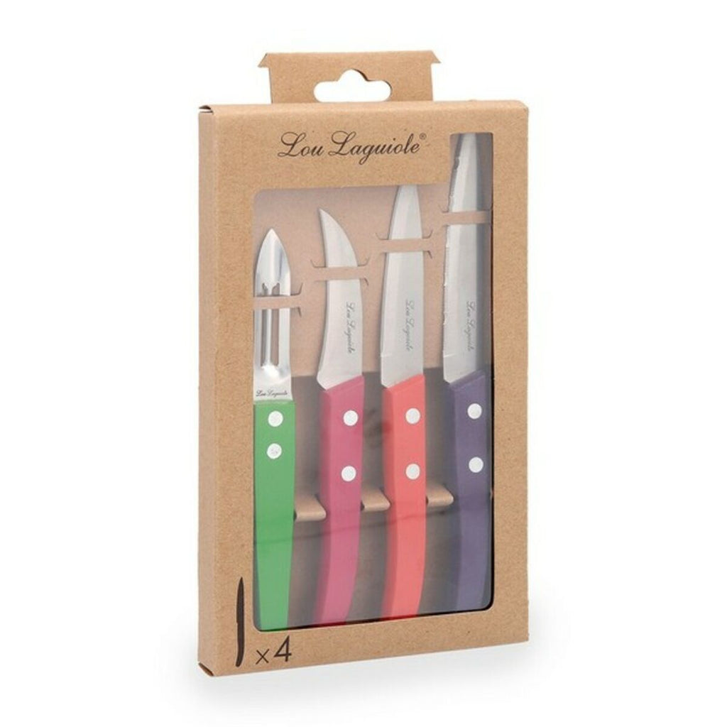 Buntes 4tlg. Messerset – Scharf & modern für jeden Tag – Ansicht 2