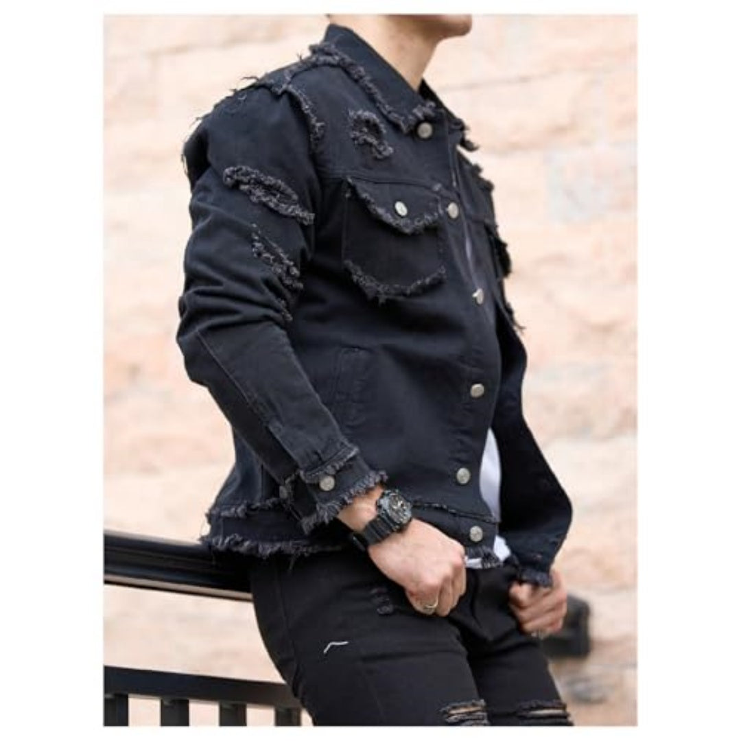 Taillierte Jeansjacke für Herren – Y101S – Ansicht 4