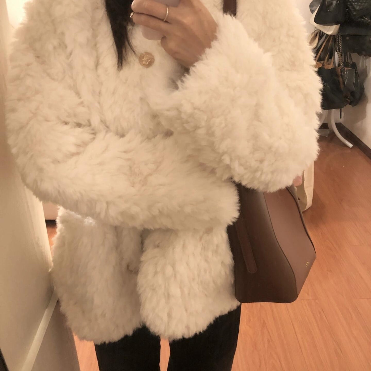 Weicher Baumwollmantel mit Lammwollfutter – Bild 2 | LuxeStyle