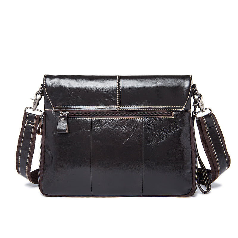 Mannlicher Leder-Rucksack – Mittelgross, schwarz | LuxeStyle