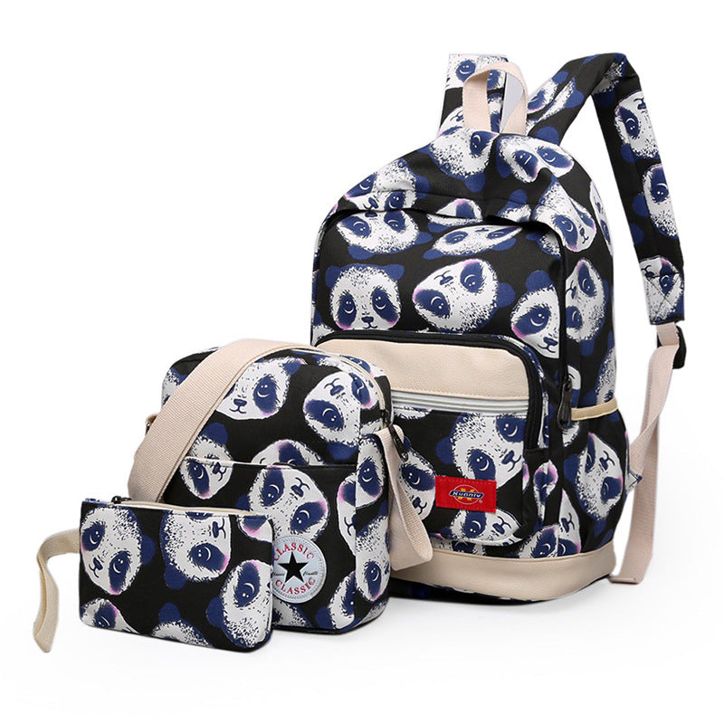 Dreiteiliges Panda-Rucksack-Set – Bild 2 | LuxeStyle